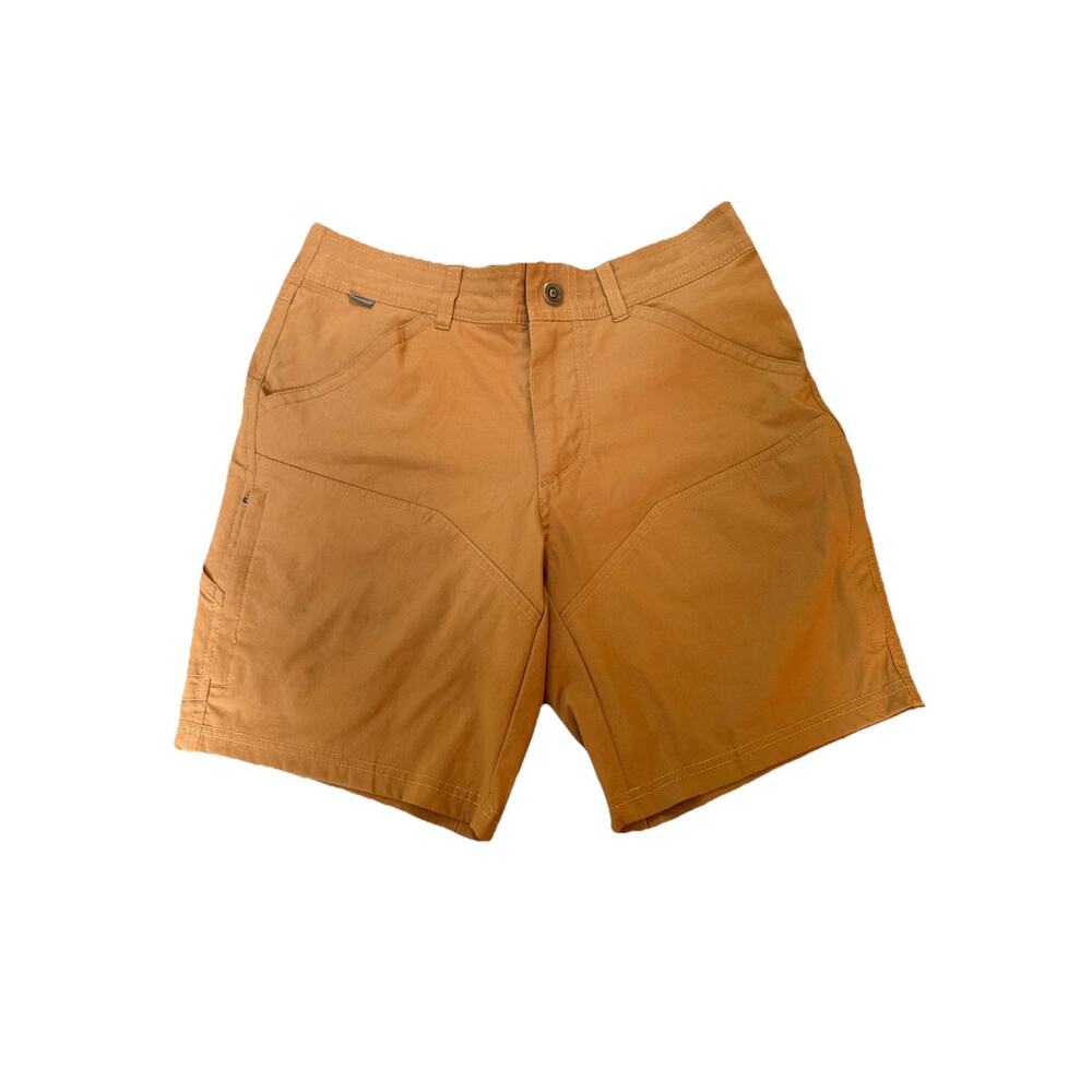 Kuhl Renegade Shorts Mens 30 x 8 Brown Clay Hiking Outdoors Gorpcore Zip Cargo